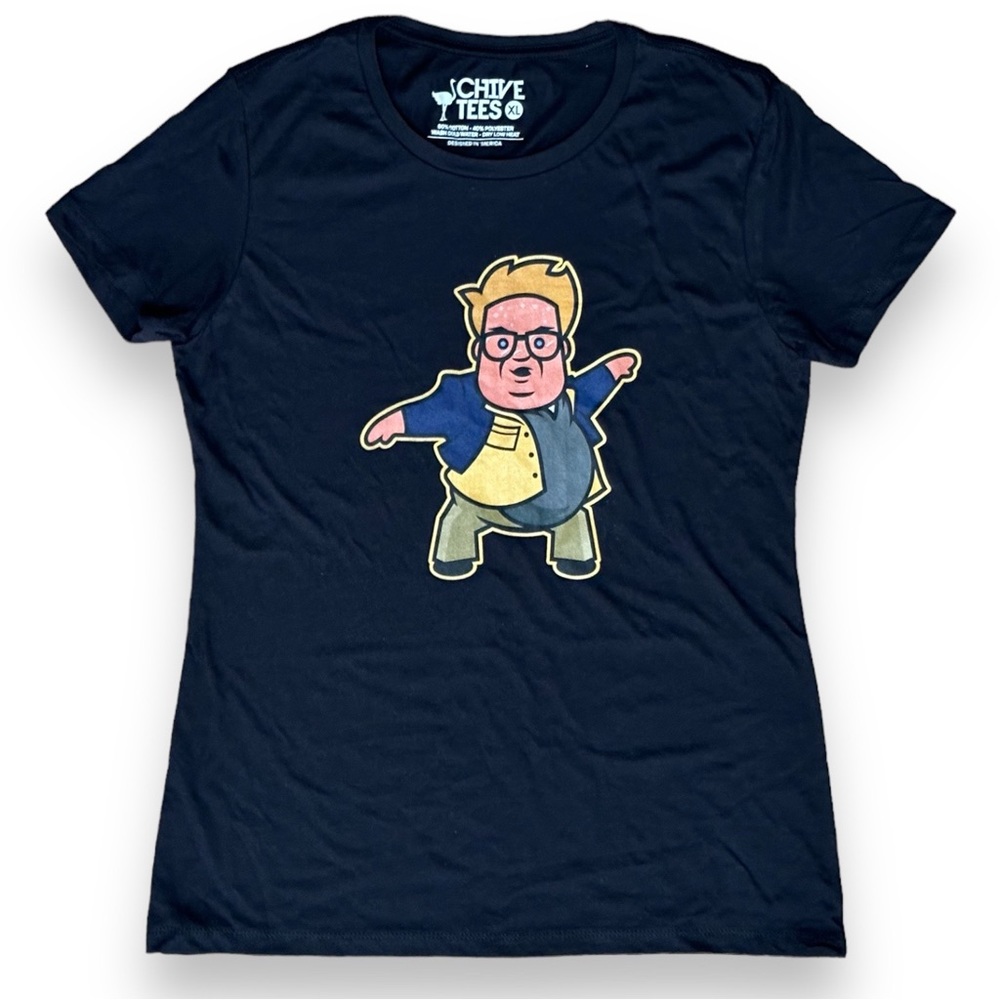 The Chive - Chris Farley - Tommy Boy - Fat Guy in a Little Coat Tee!  NWT!